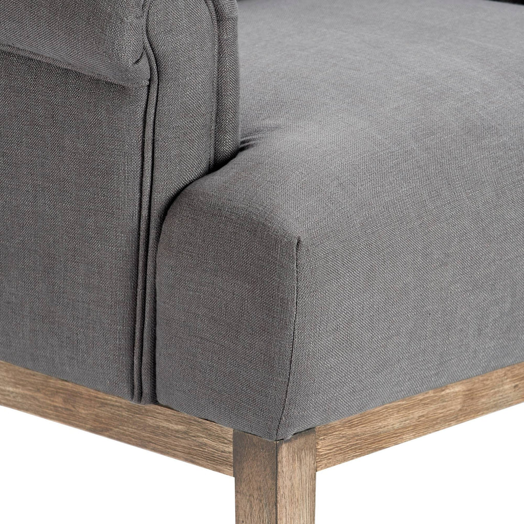 Gray Tufted Accent Chair S64126