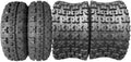 21x7-10 20x10-9 ATV Tires Set of 4 Tubeless All Terrain 4Ply H965