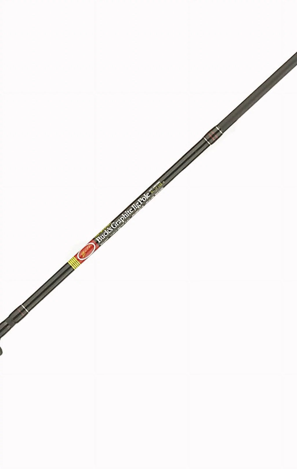 Graphite Fishing Pole, 12ft, 2 Pieces, Black R42051