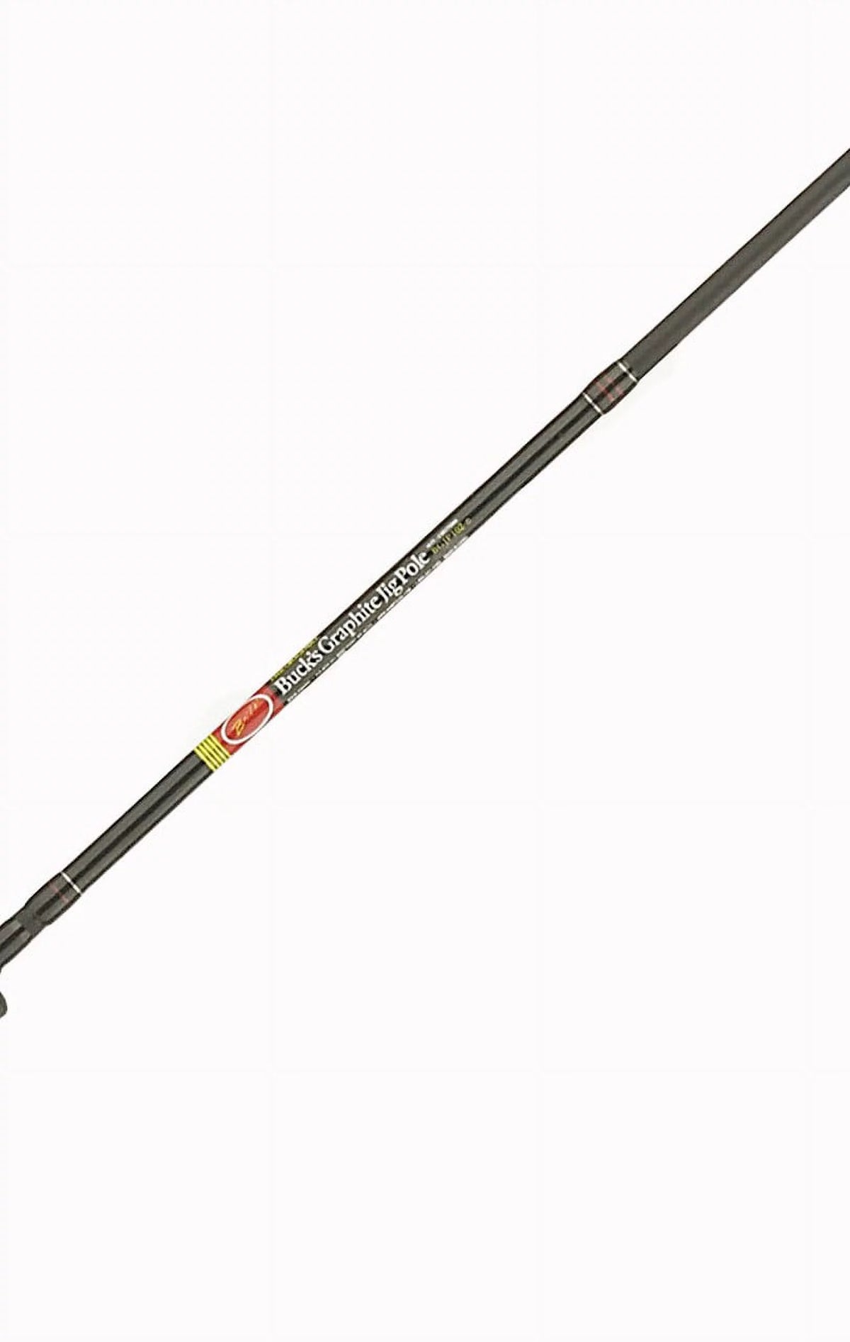 Graphite Fishing Pole, 12ft, 2 Pieces, Black R42051