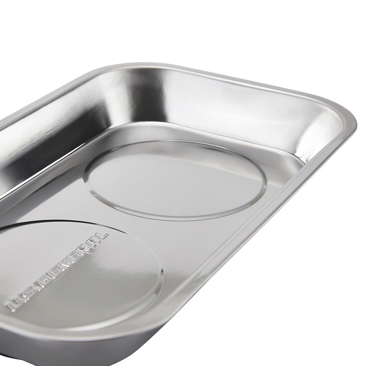 9-1/2 in. x 5-1/2 in. Magnetic Stainless Steel Parts Tray M90774