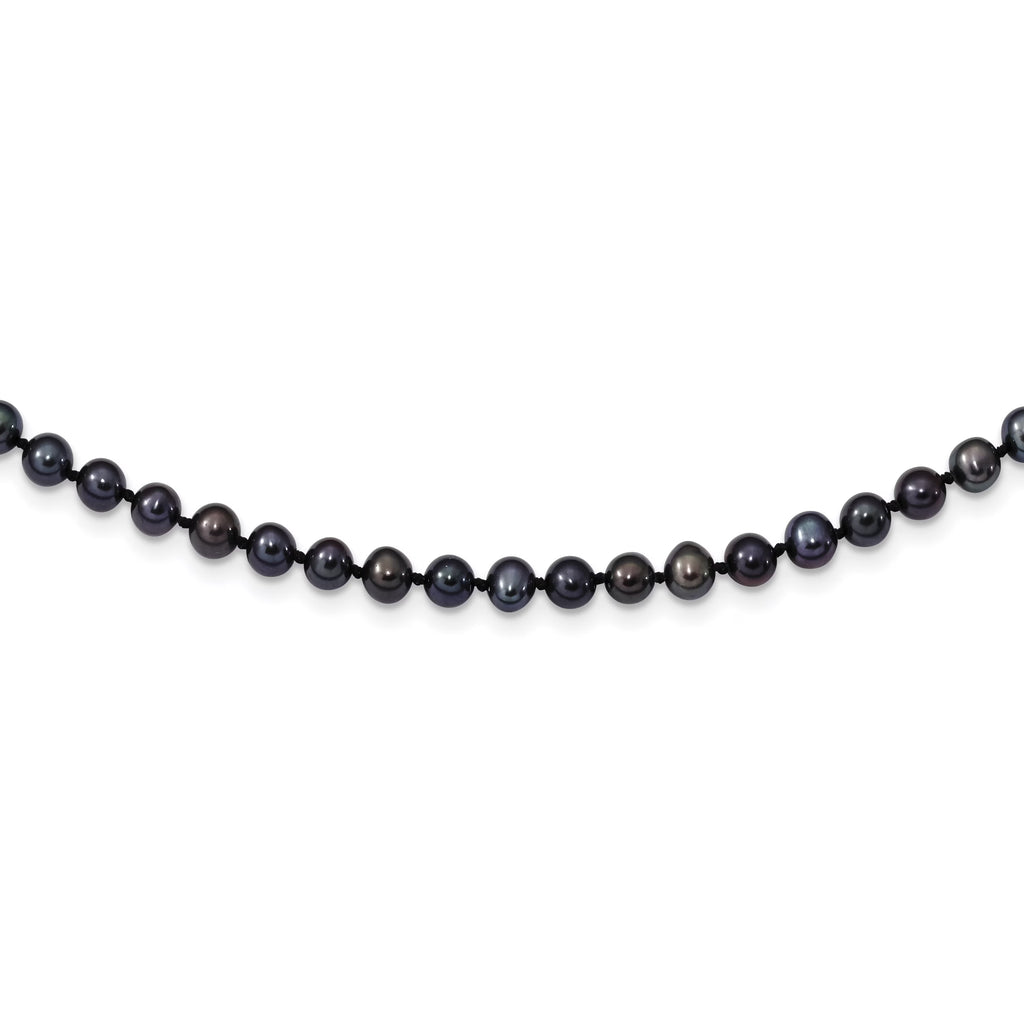 Black Freshwater Cultured Pearl Necklace X62500