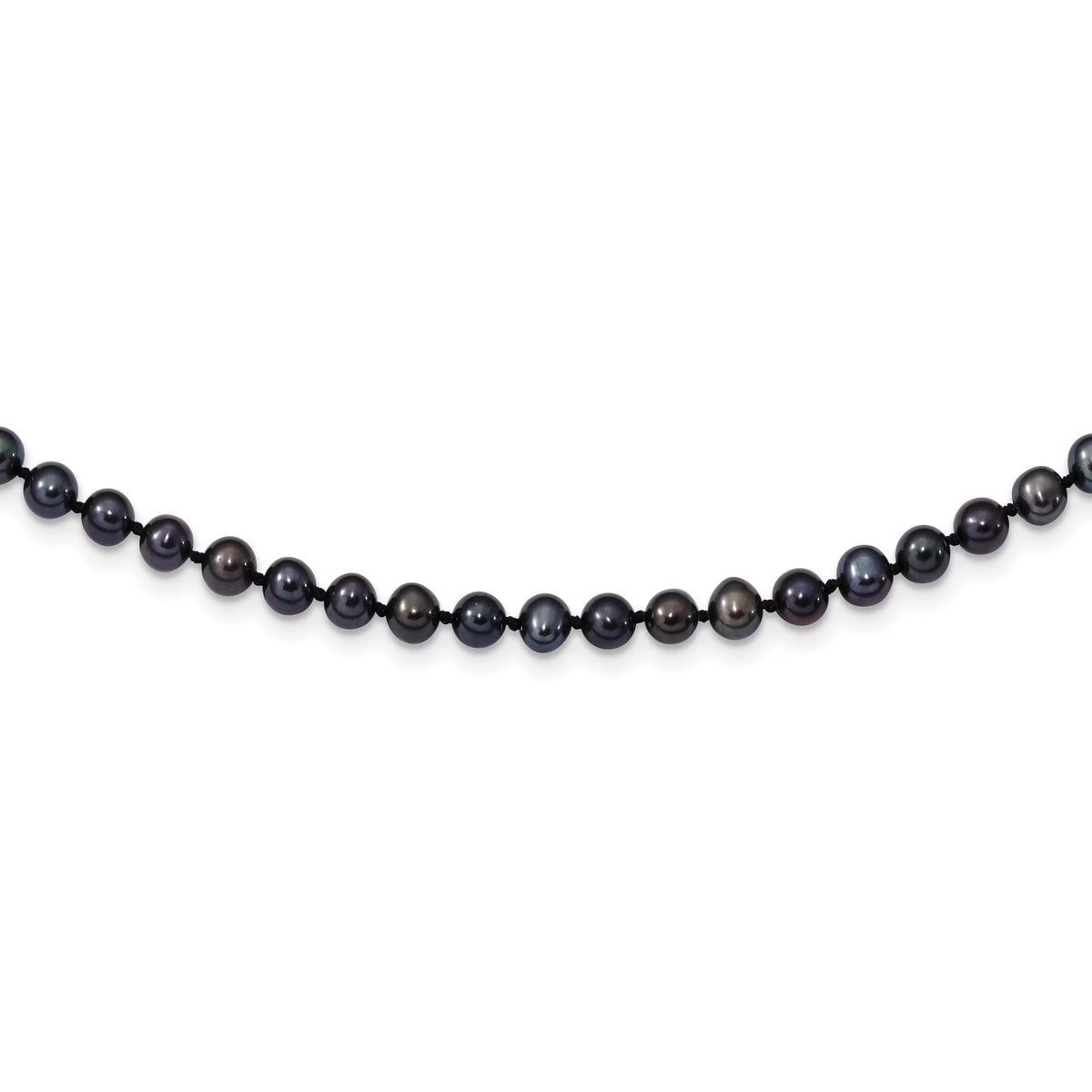 Black Freshwater Cultured Pearl Necklace X62500