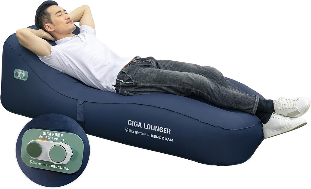 Auto-inflatable Lounger Air Mattress Portable Sofa Couch Hammock Waterproof Compression Sacks with Electric Pump (Brown) Z925