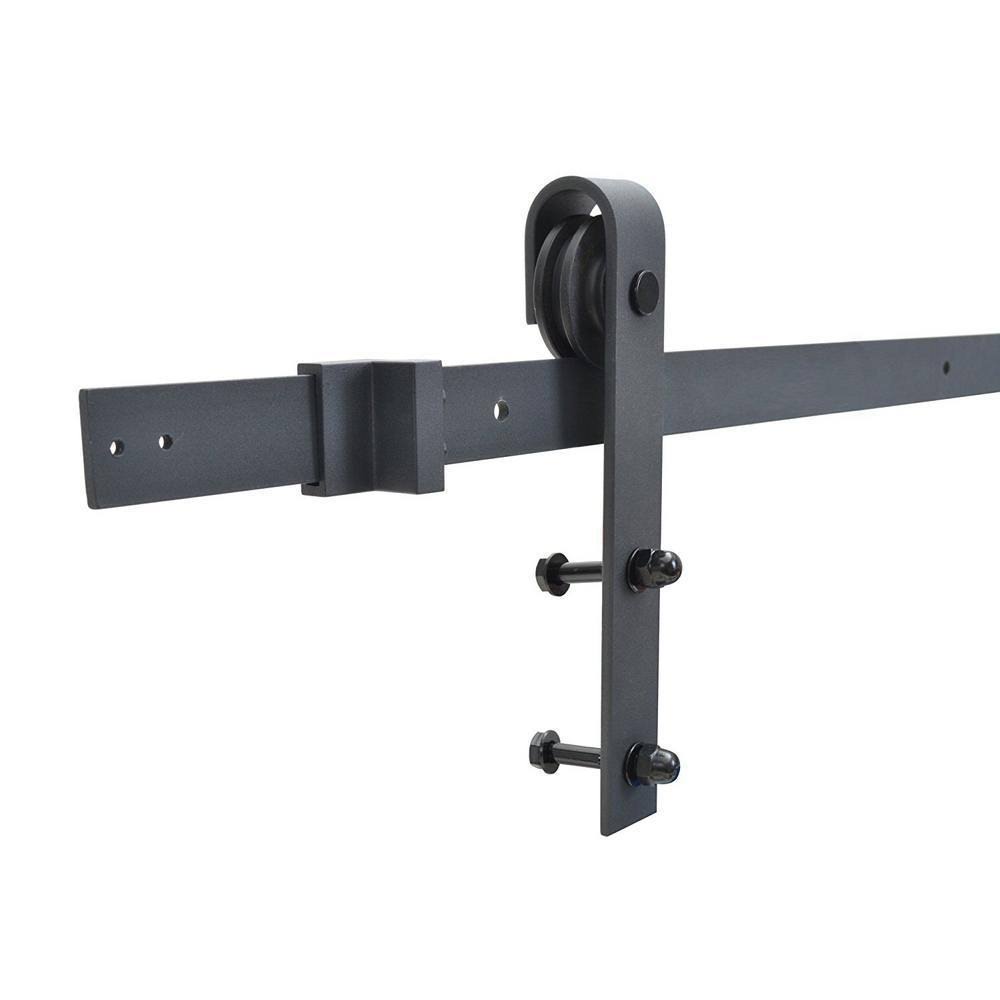 Unfinished Solid Core Knotty Pine Sliding Barn Door with Hardware Kit R332063