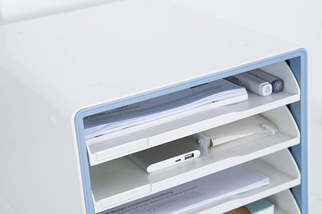 4 Tier Stackable File Cabinet with Sliding Drawers C7194