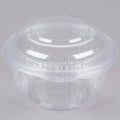 16 oz Clear Hinged Bowl with Dome Lid Case of 300 B843