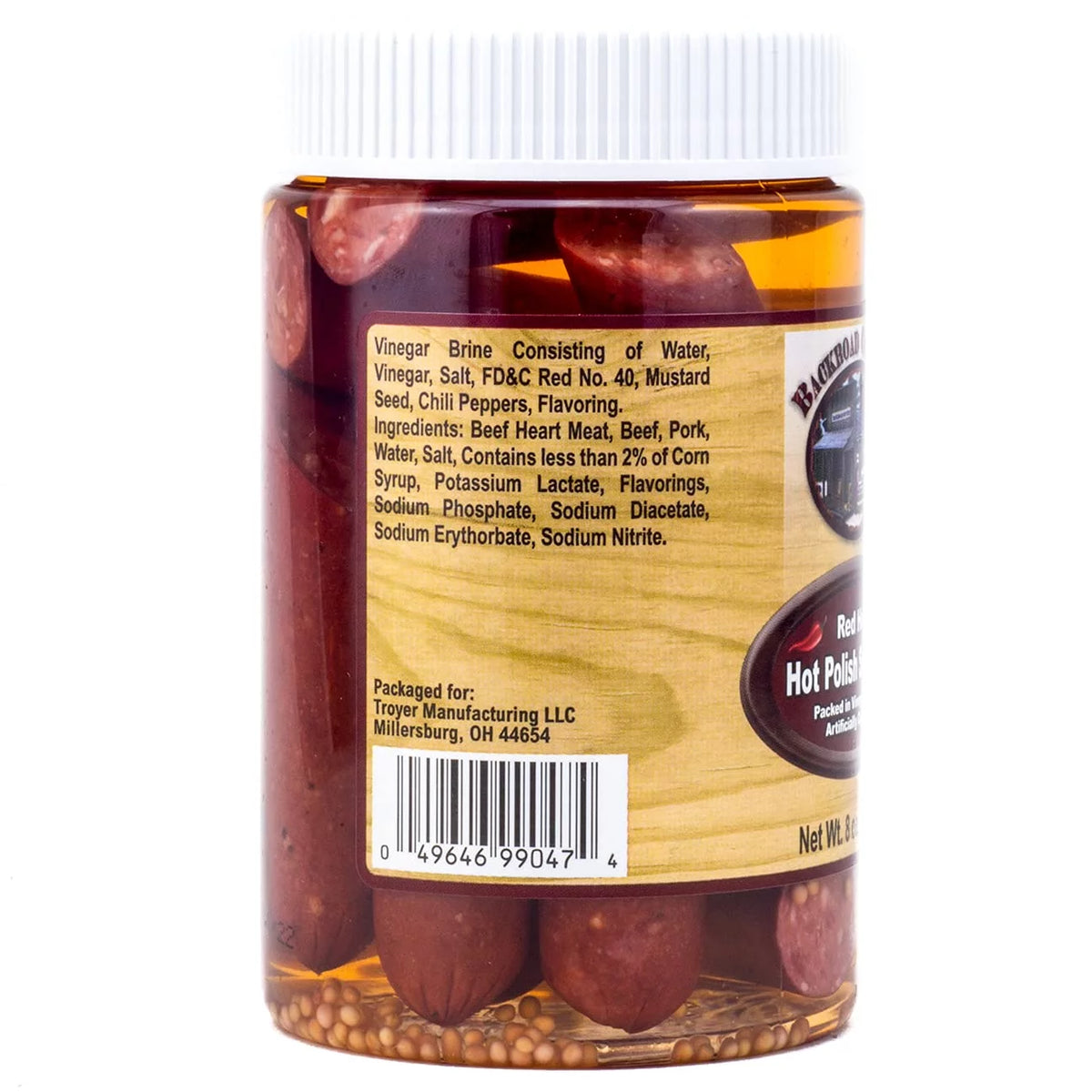 Pickled Hot Polish Sausage, 2-Pack 8 oz. Jars O3322