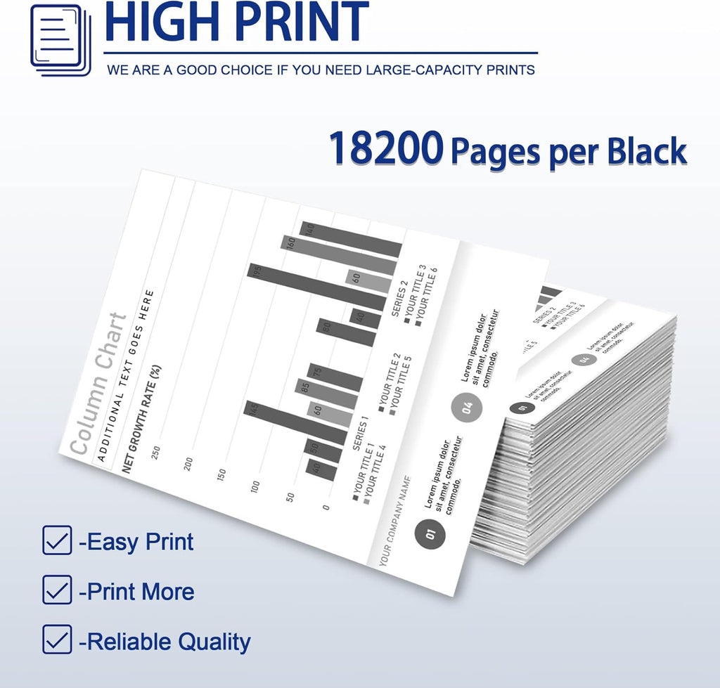 Black Compatible Toner Cartridge 1 Pack D871