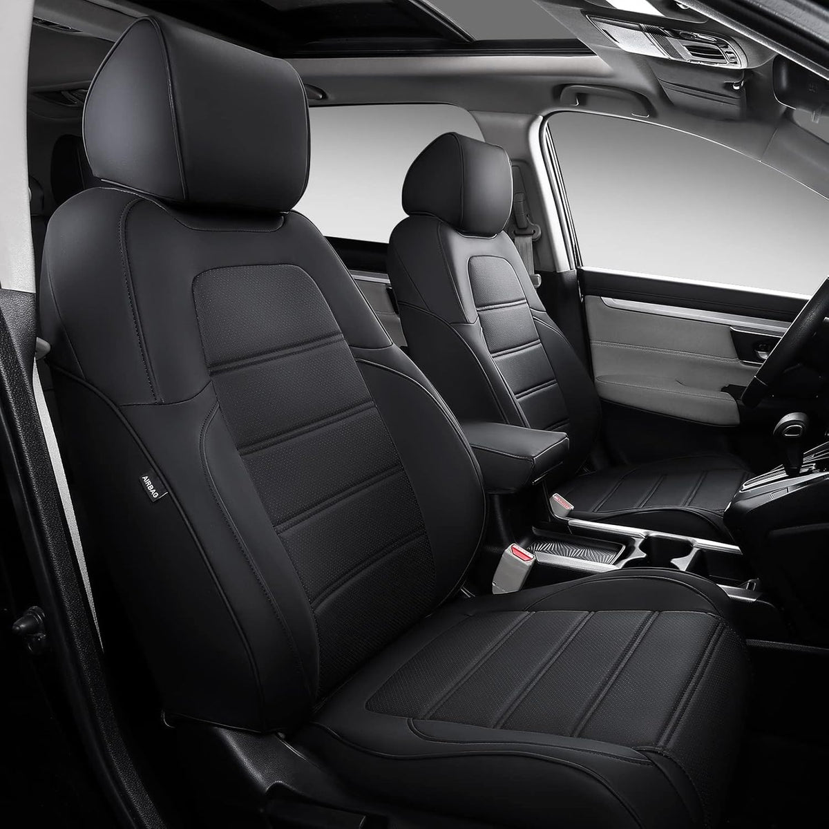 Grey Full Set Car Seat Covers Q54426