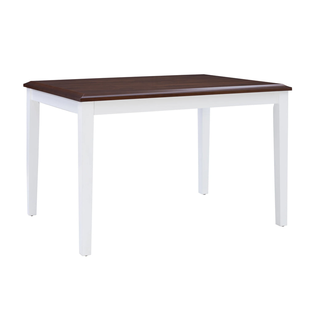 5-Piece Cherry and White Dining Set T592