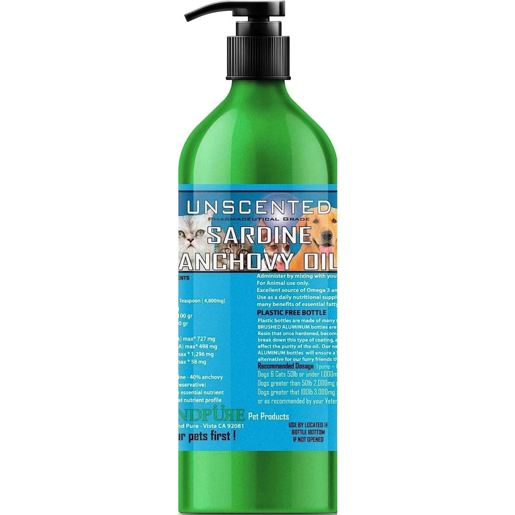 Unscented Sardine-Anchovy Oil Pet Supplies E514623