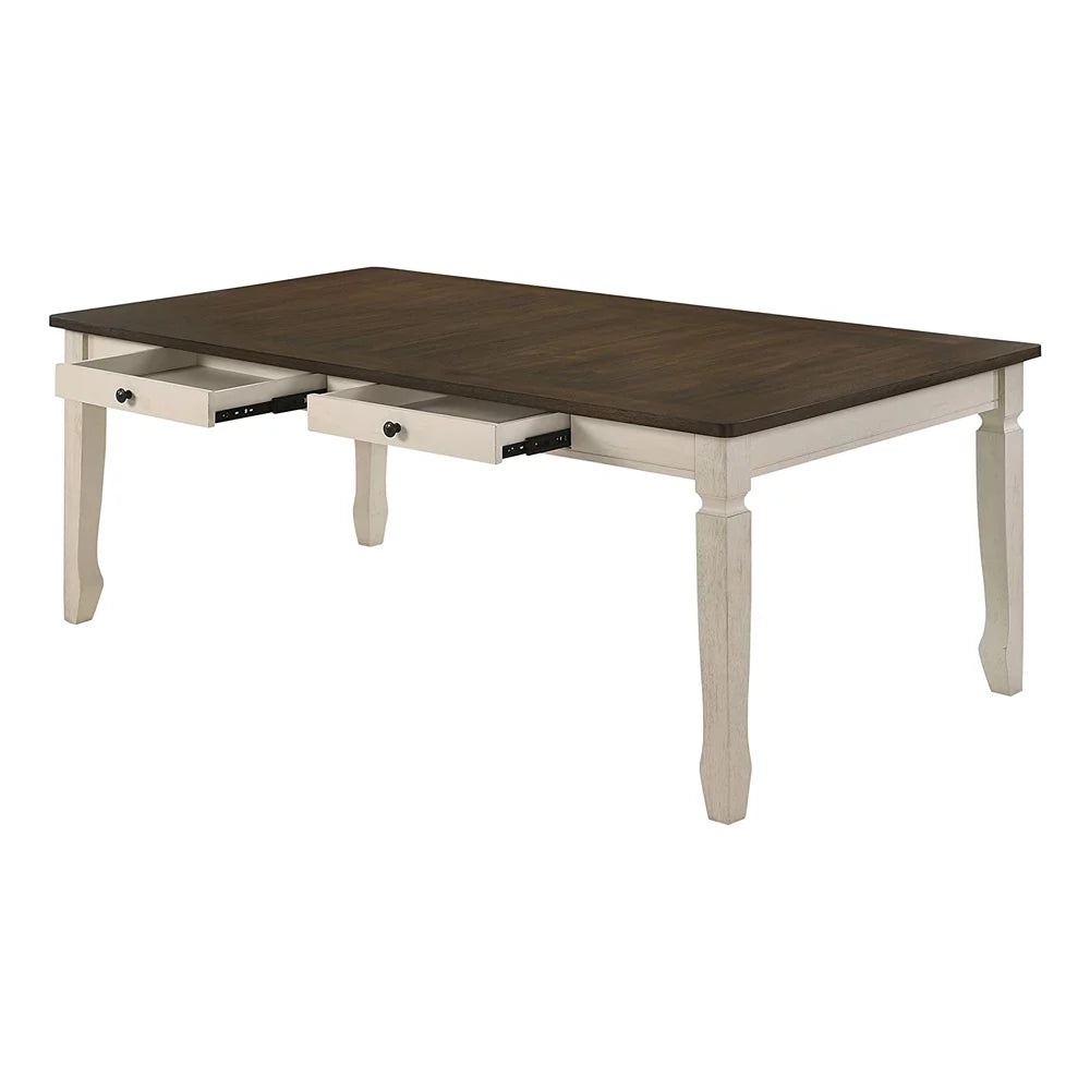 Kitchen Dining Table with 2 Storage Drawers U8542