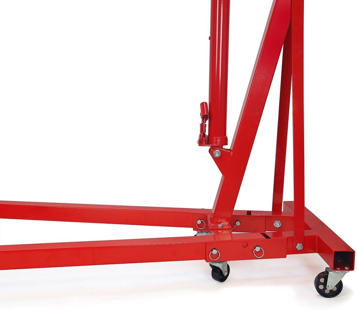 2-Ton Engine Hoist Stand Cherry Picker Folding Lift 4,000lbs (Red) X620992