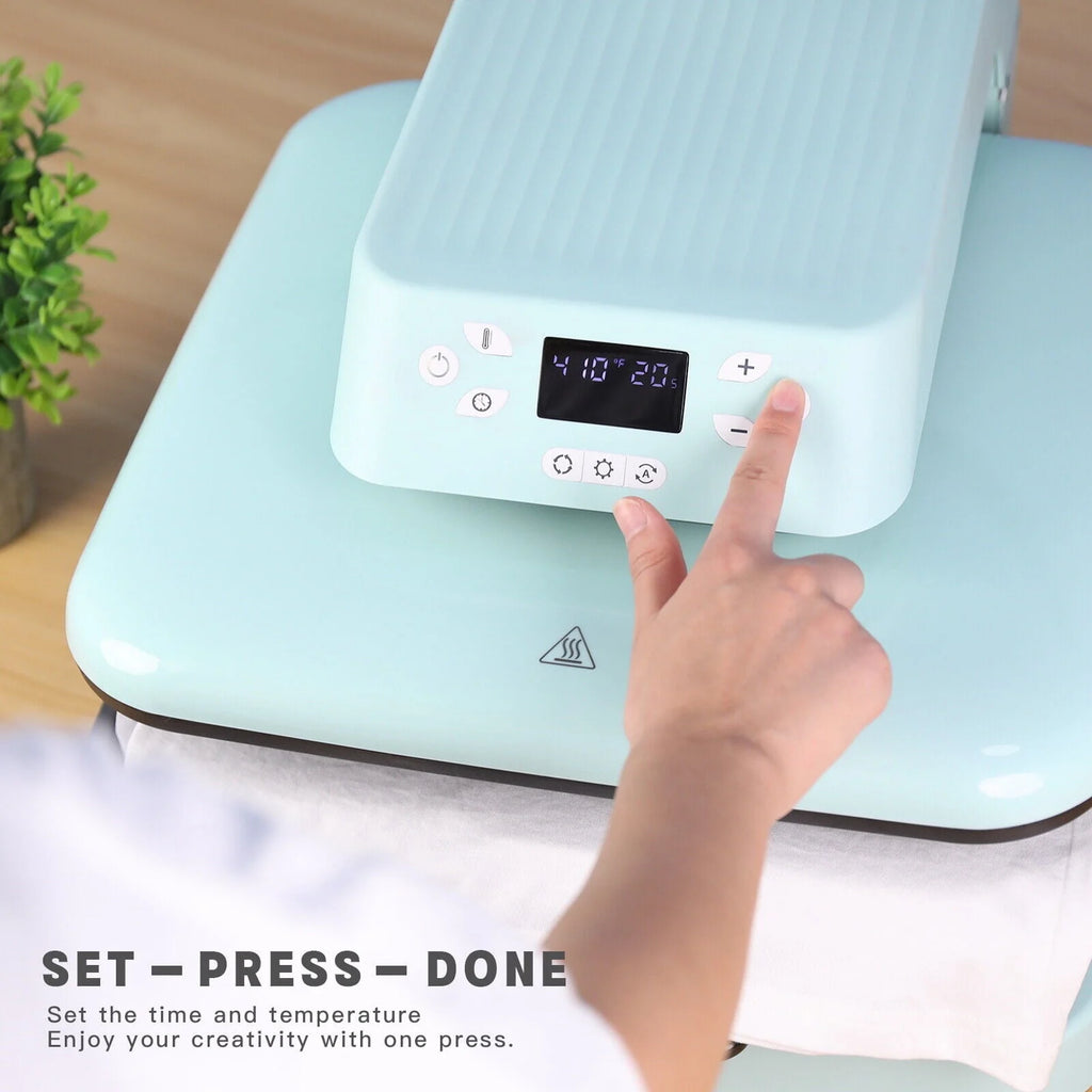 Blue Auto Heat Press Machine T284572