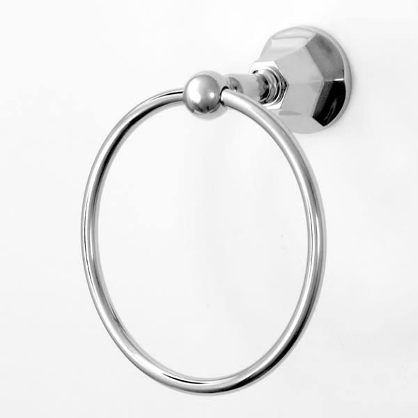 Polished Gold Towel Ring D5321