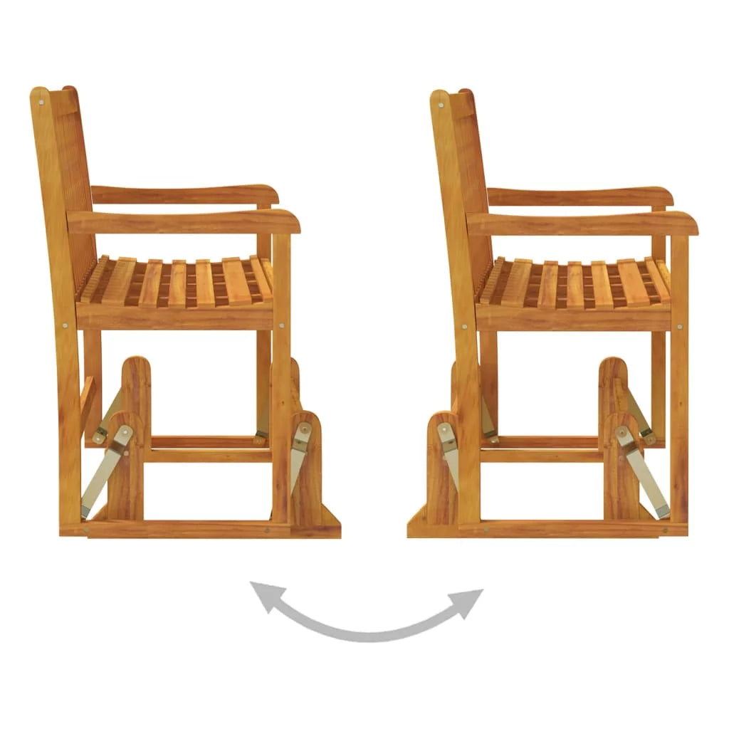 Acacia Wood Patio Swing Bench N43767