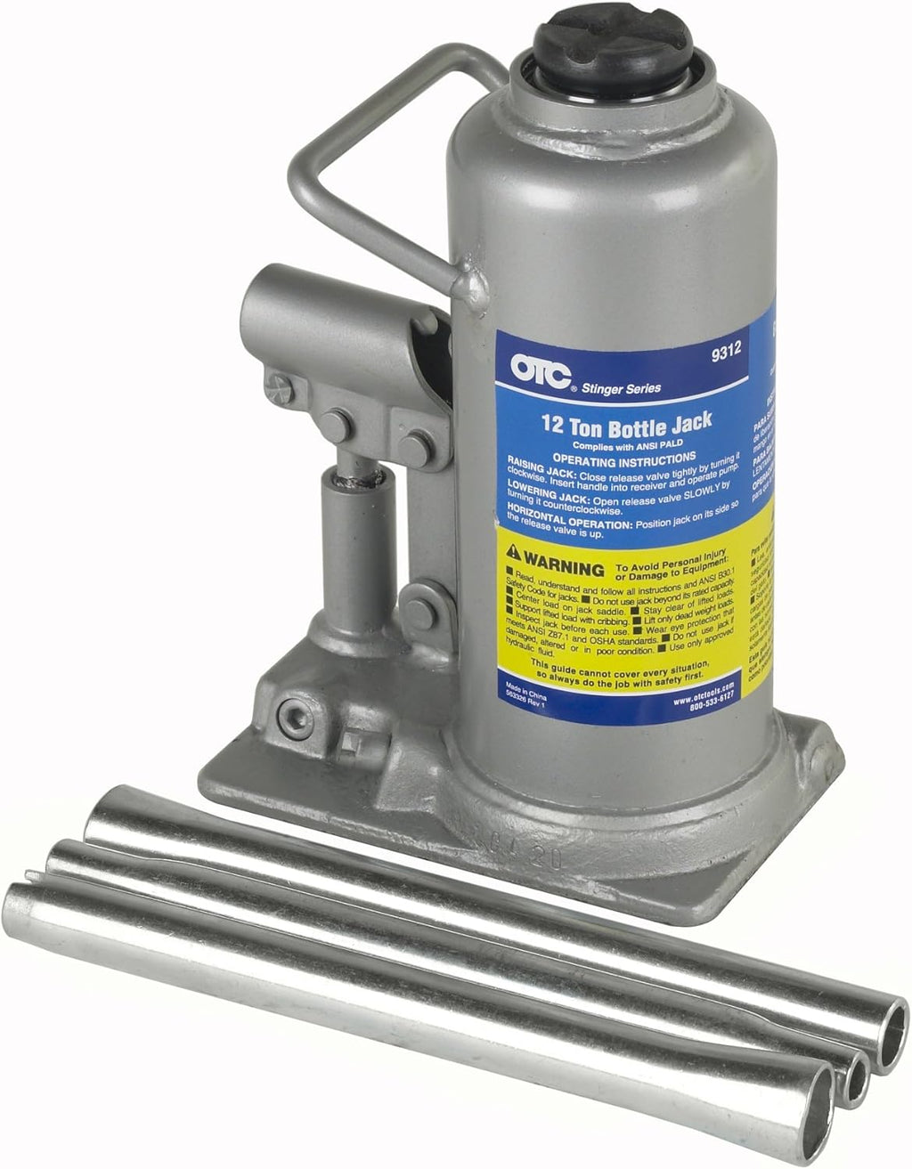 12-Ton Bottle Jack D65743