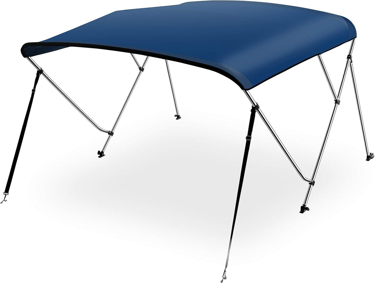 Royal Blue 4 Bow Bimini Top Boat Canopy with Storage Boot K963