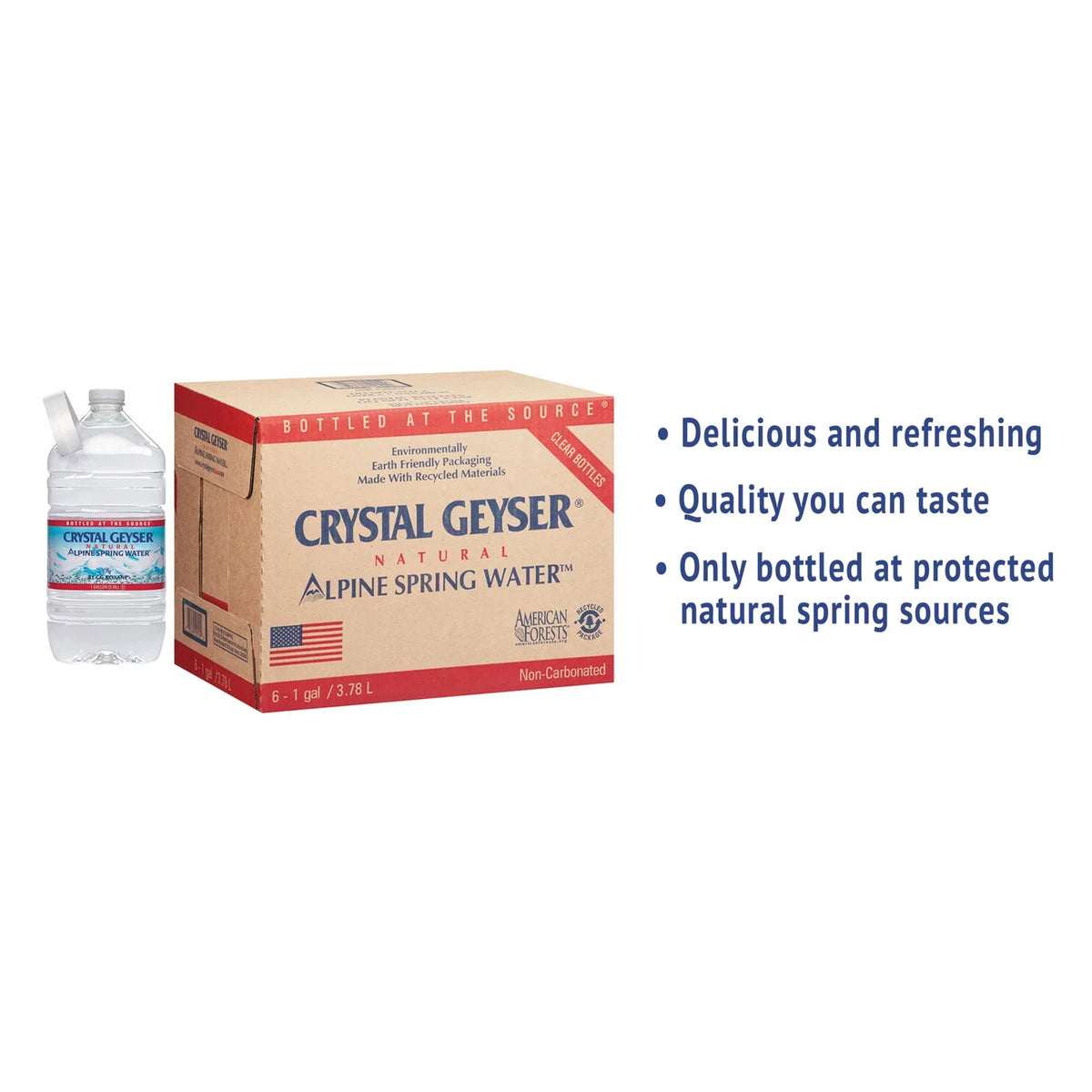 Natural Spring Water Pack of 48 A468770