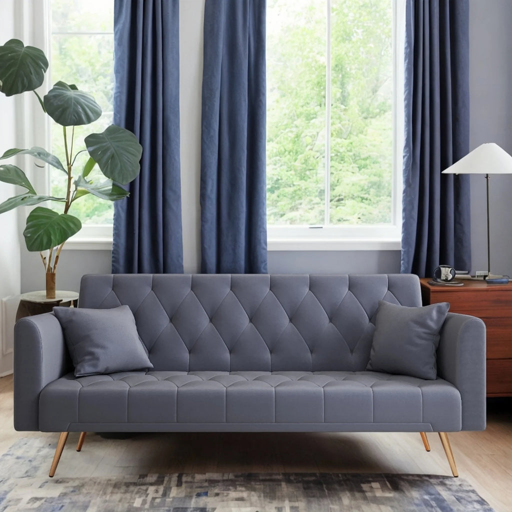 Double Folding Sofa Bed Gray B610708