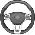 Black Suede Steering Wheel Cover G201745