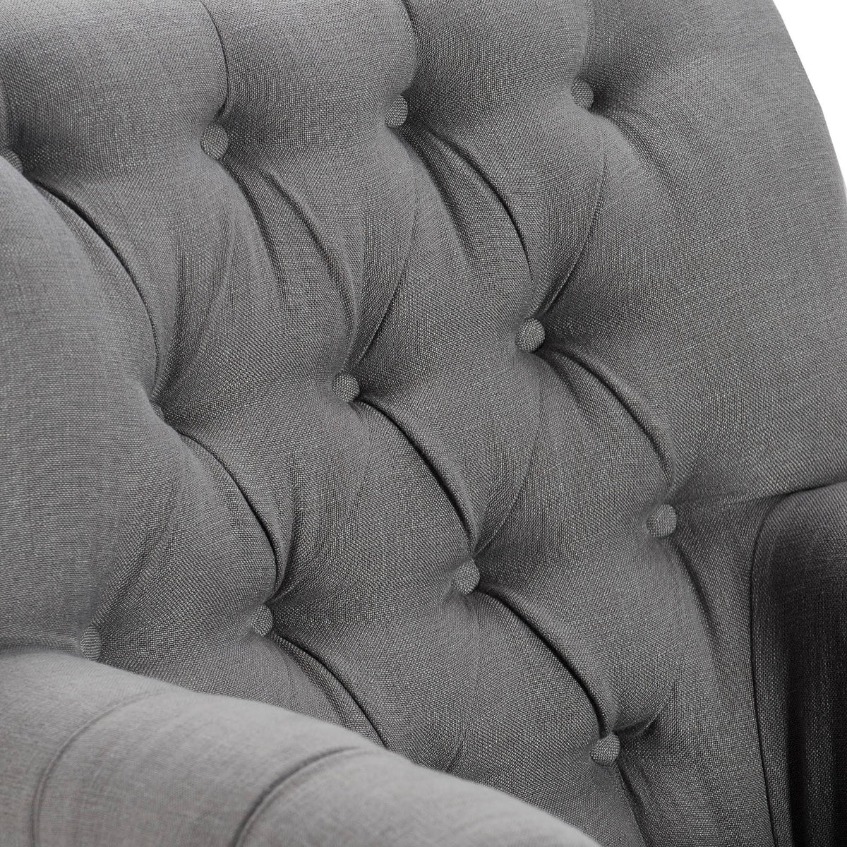 Gray Tufted Accent Chair S64126