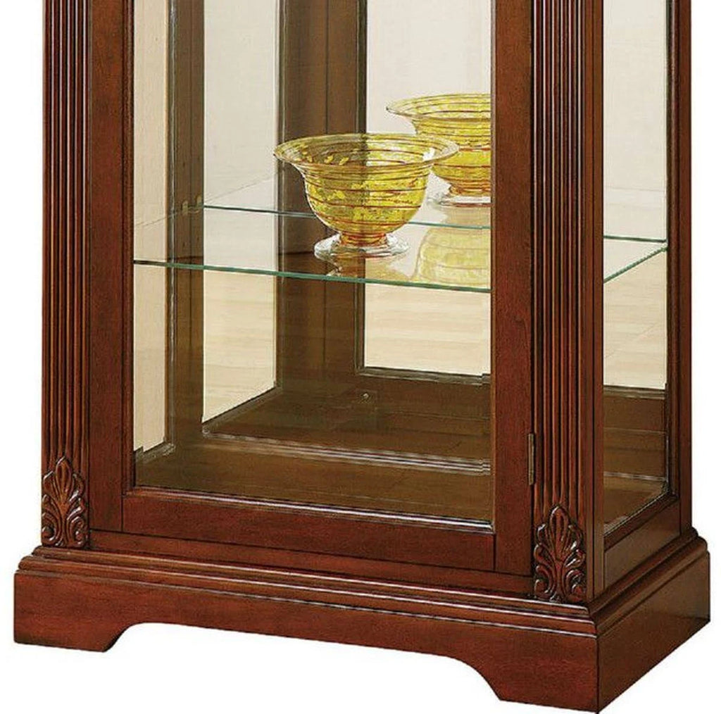 Cherry Curio Cabinet F9445
