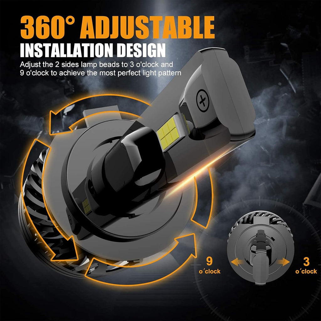 H7 LED Headlight Bulb 6000K Cool White 120W Pack of 2 P406862