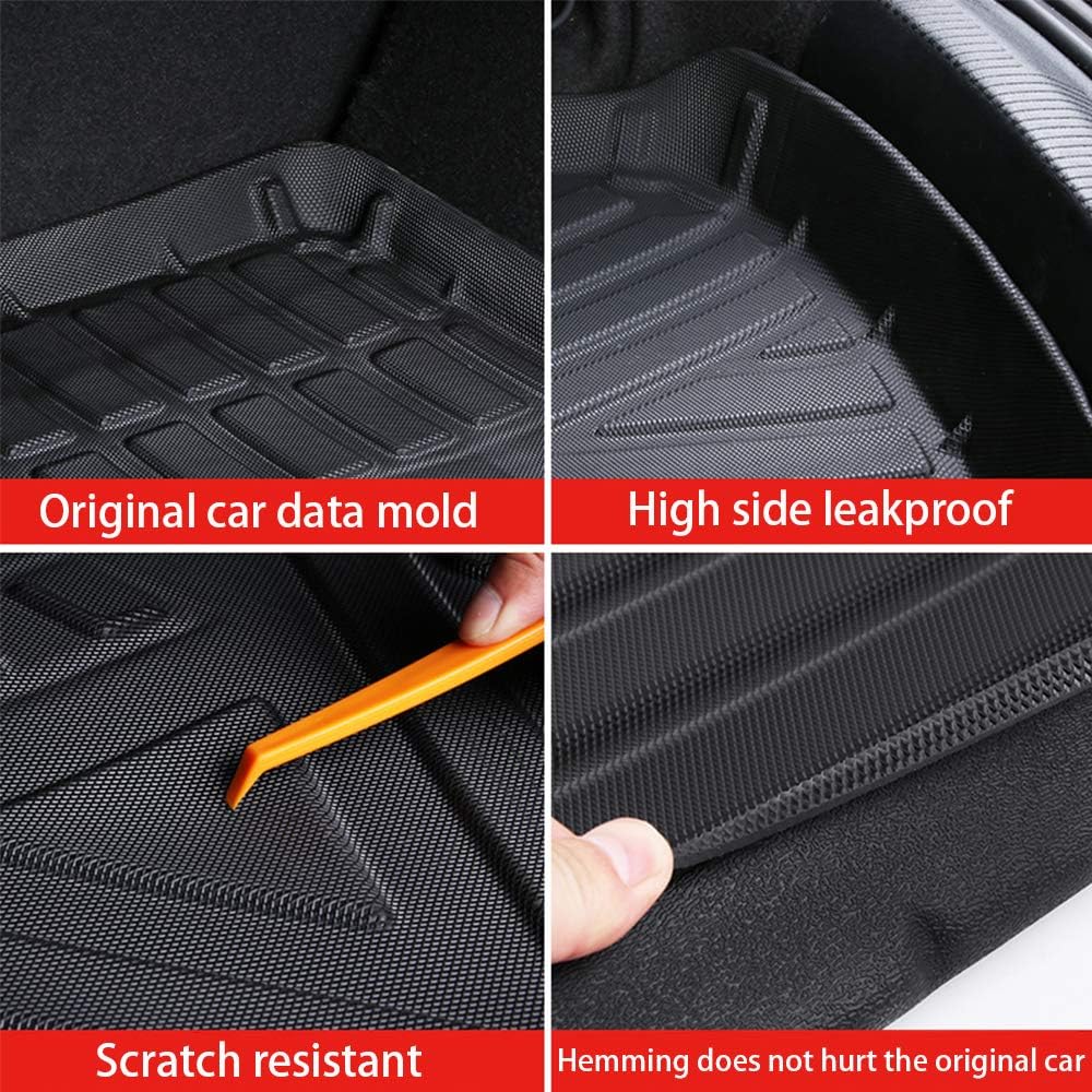 Black Pack of 2 Heavy Duty Rubber Cargo Liner G3127