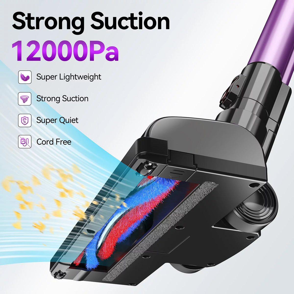 Cordless Vacuum, 20KPa 160W 4-in-1 Stick Handheld Vacuum Cleaner U10719
