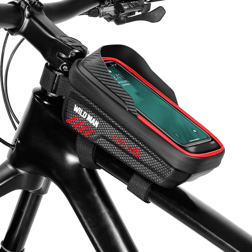 Waterproof Cycling Frame Bag with Touchscreen Phone Mount Q191