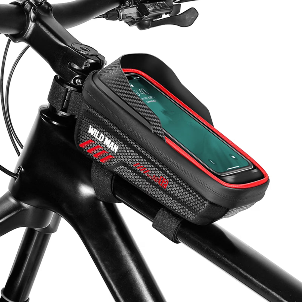 Waterproof Cycling Frame Bag with Touchscreen Phone Mount Q191