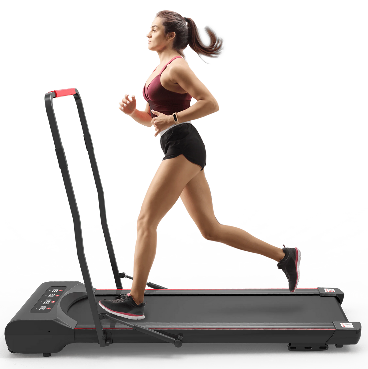 2 in 1 Folding Electric Treadmill with Remote Control B303