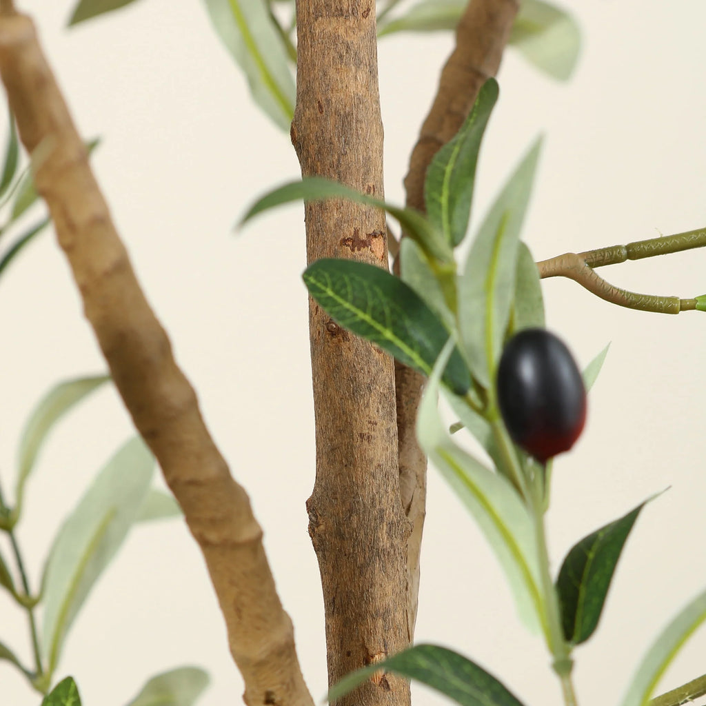 6 ft Artificial Olive Plant with Fruits U5737