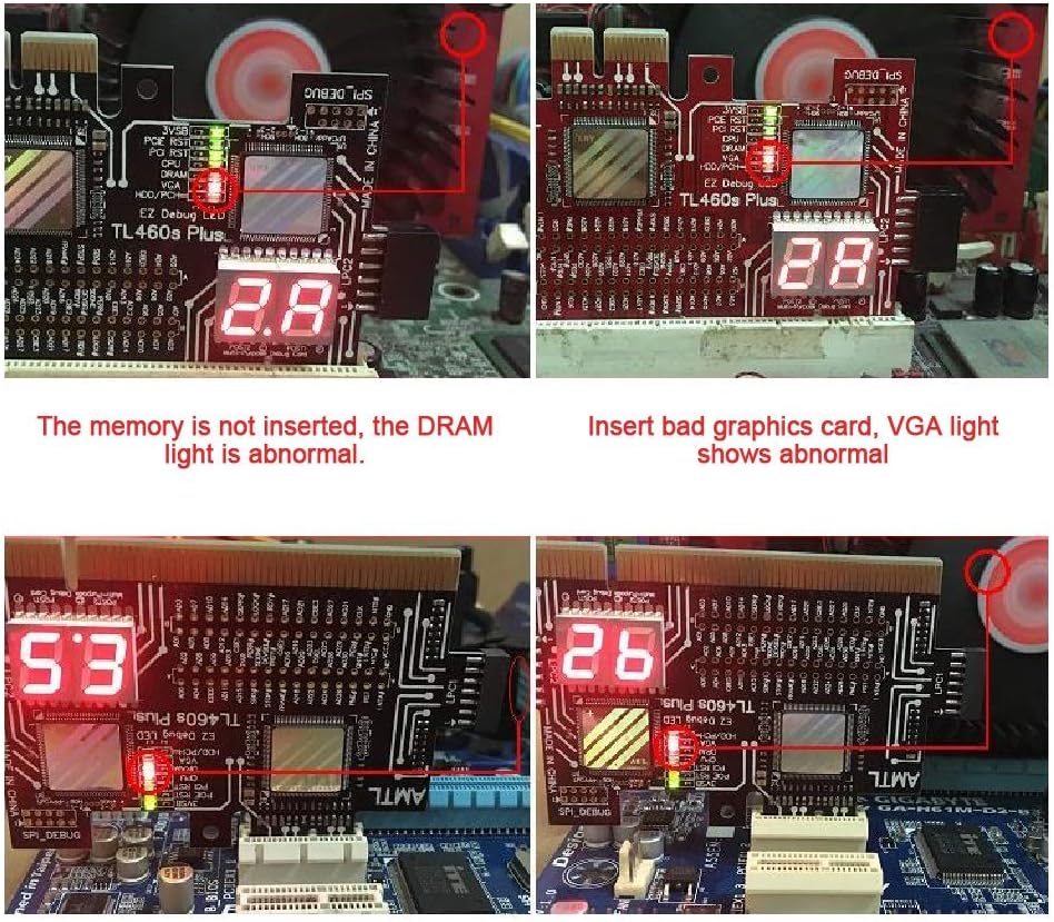 PCIe 4.0 Motherboard Analyzer Diagnostic Card U720