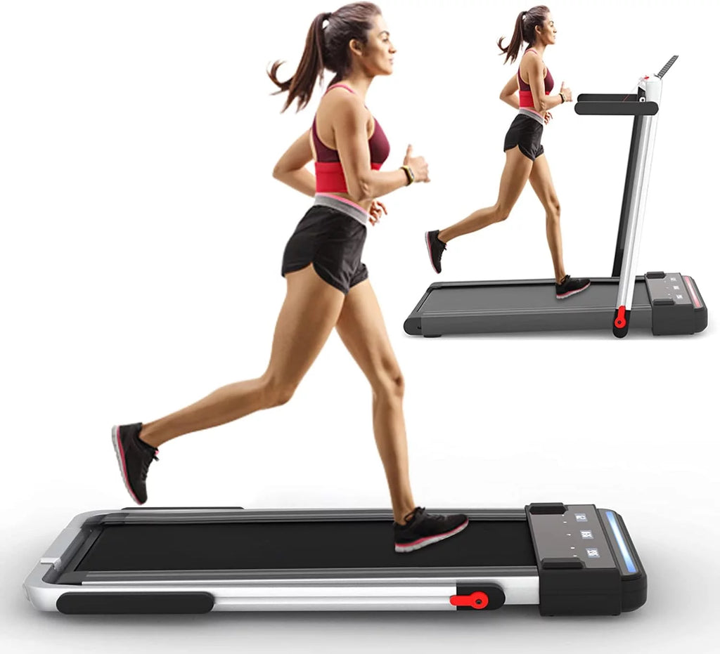 2 in 1 Folding Portable Under Desk Treadmill with Remote Control V837