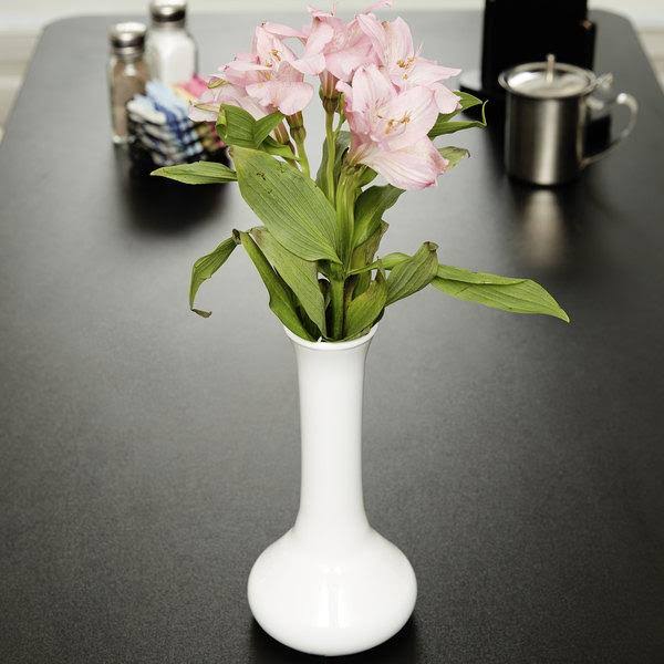 White Plastic Bud Vase (Case of 24) R546