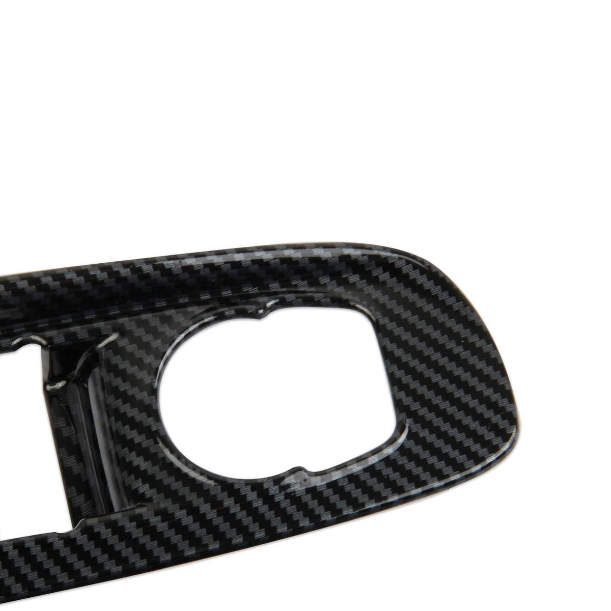 Carbon Fiber Window Lift Switch Panel Cover Trims for Chevrolet Corvette C8 Stingray 1LT Coupe 2020-2022 Pack of 2 E911707