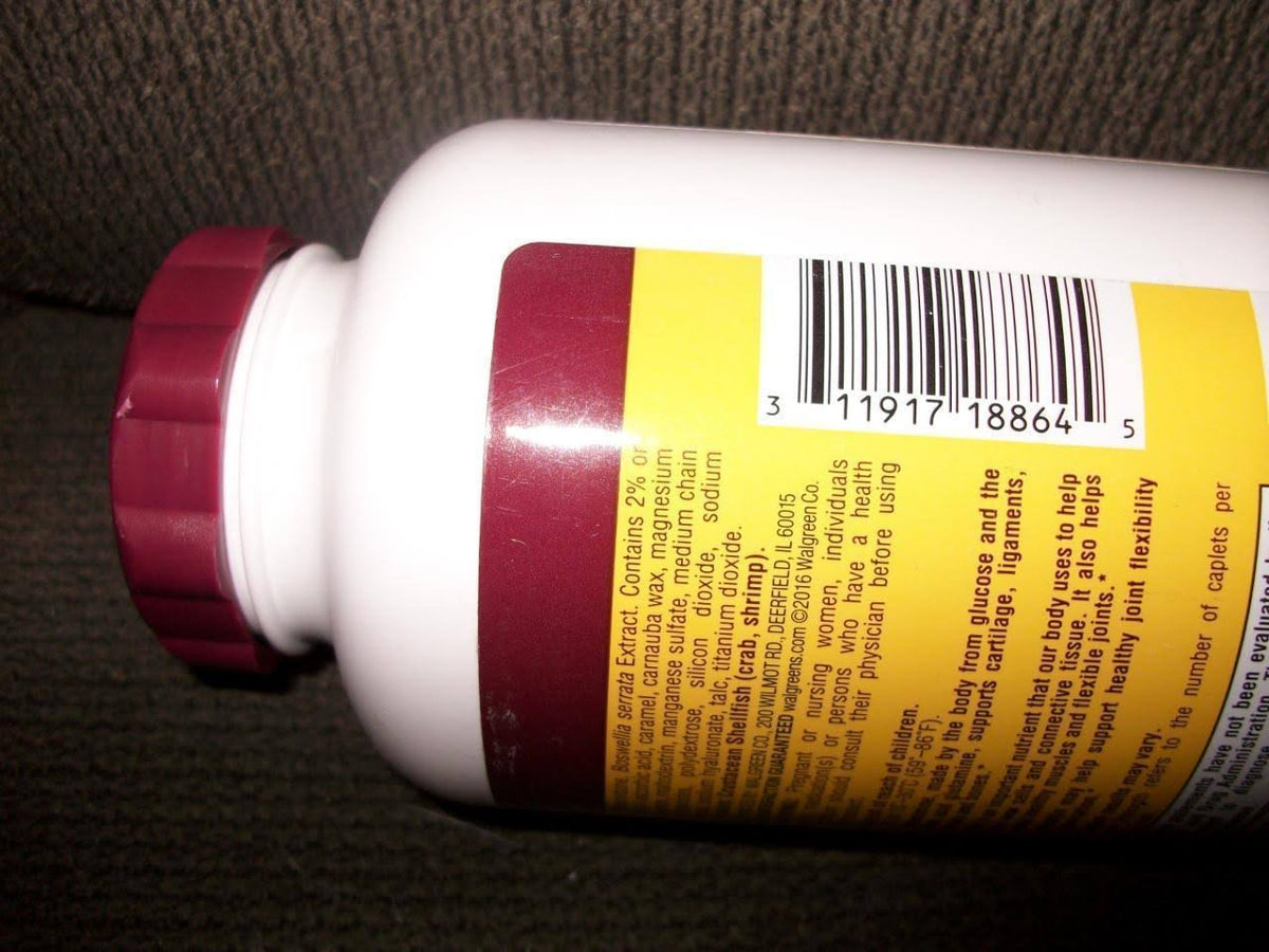 Glucosamine Chondroitin Caplets 240 Count C554842