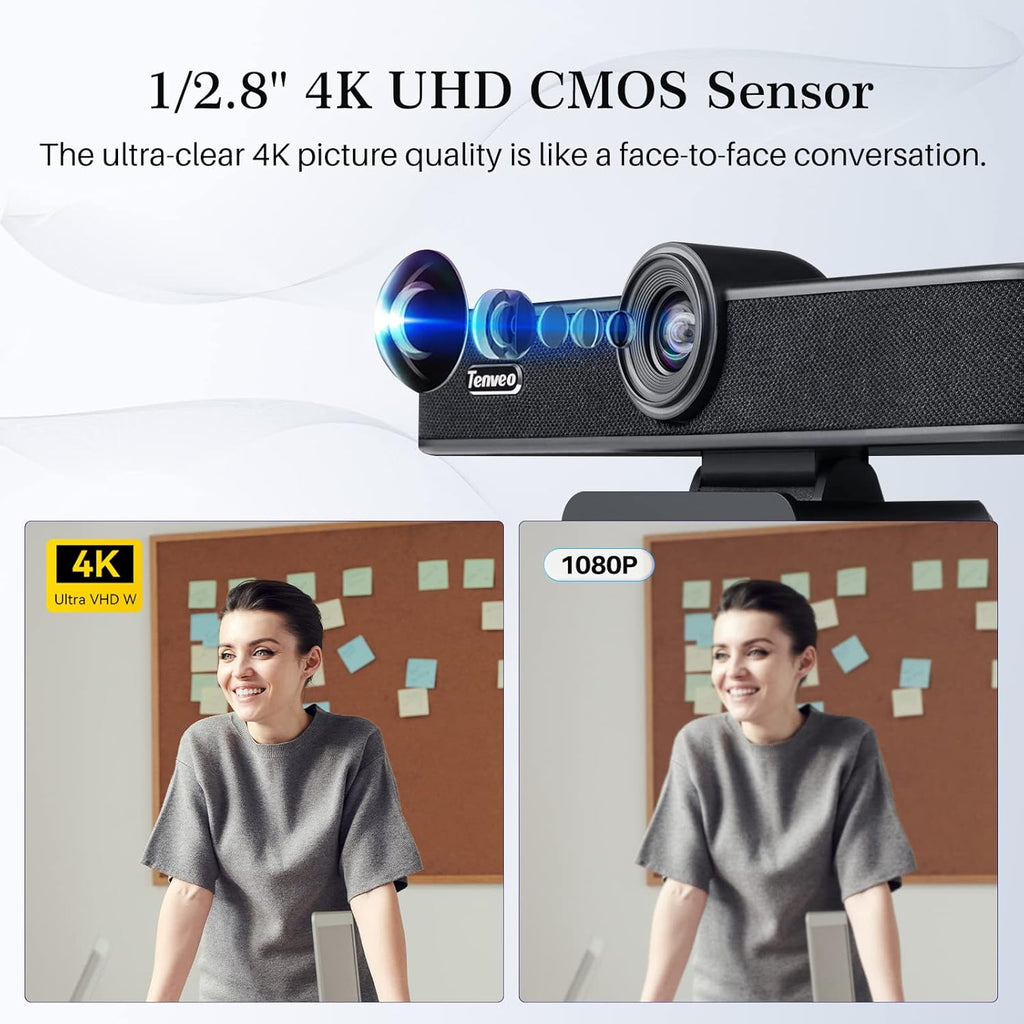 4K Ultra HD All-in-One ePTZ Webcam USB 3.0 with Expansion Microphone O930539
