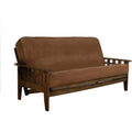 Walnut Full Size Futon Frame with Mattress R4153