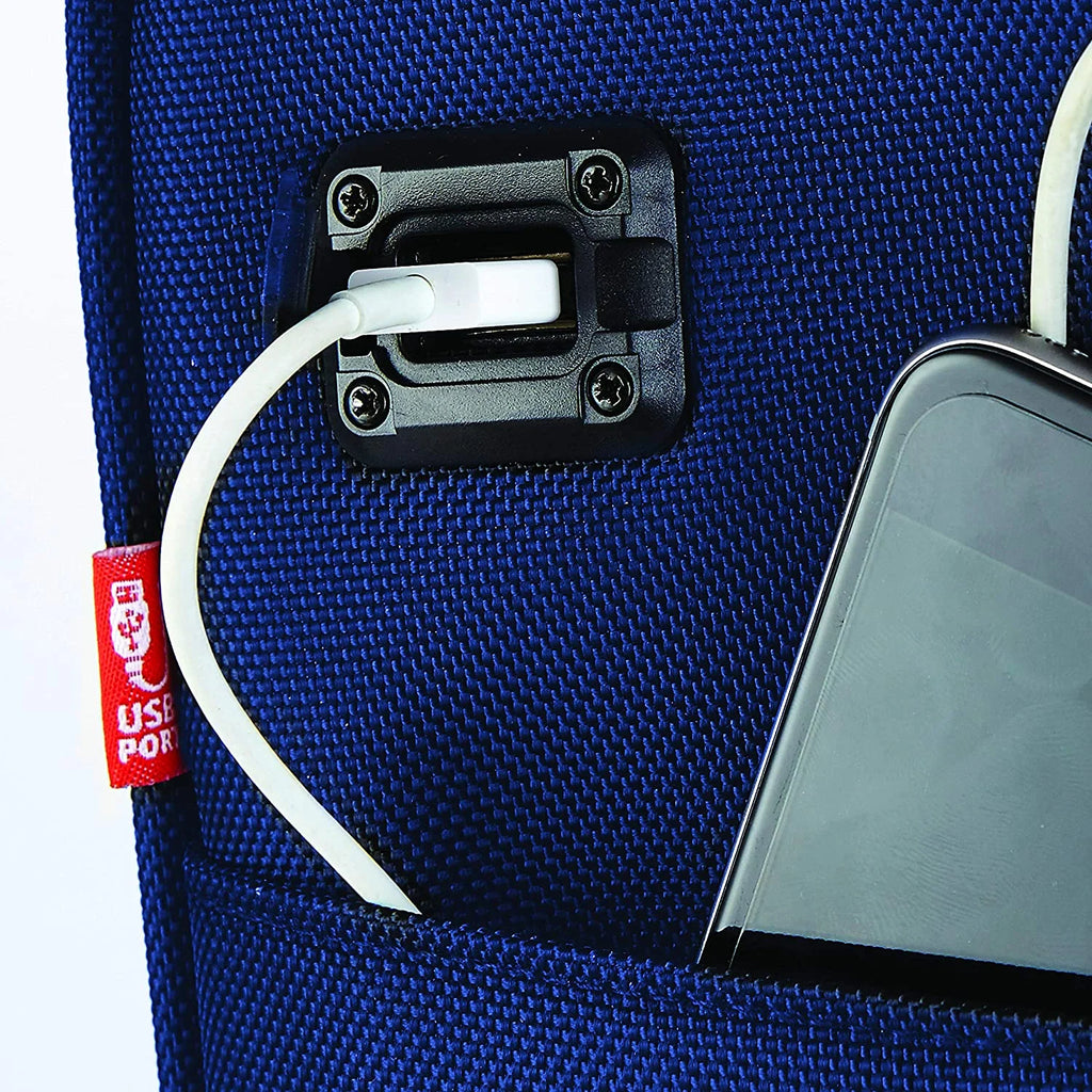 15" Rolling Underseater Carry-On Luggage with USB Port I20096