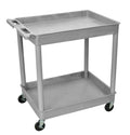 Gray 2 Shelf Utility Tub Cart C4718