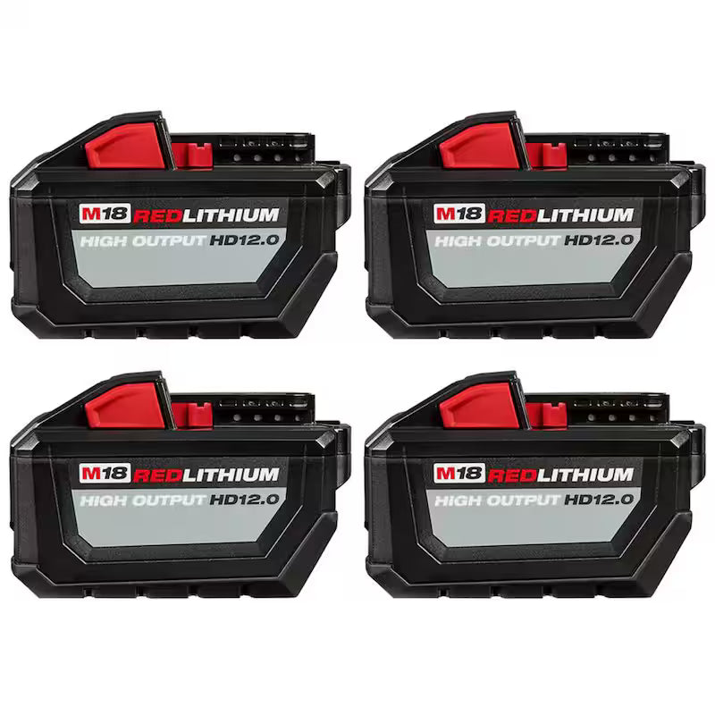 18-Volt Lithium-Ion 12.0Ah Battery Pack 4-Pack X87820