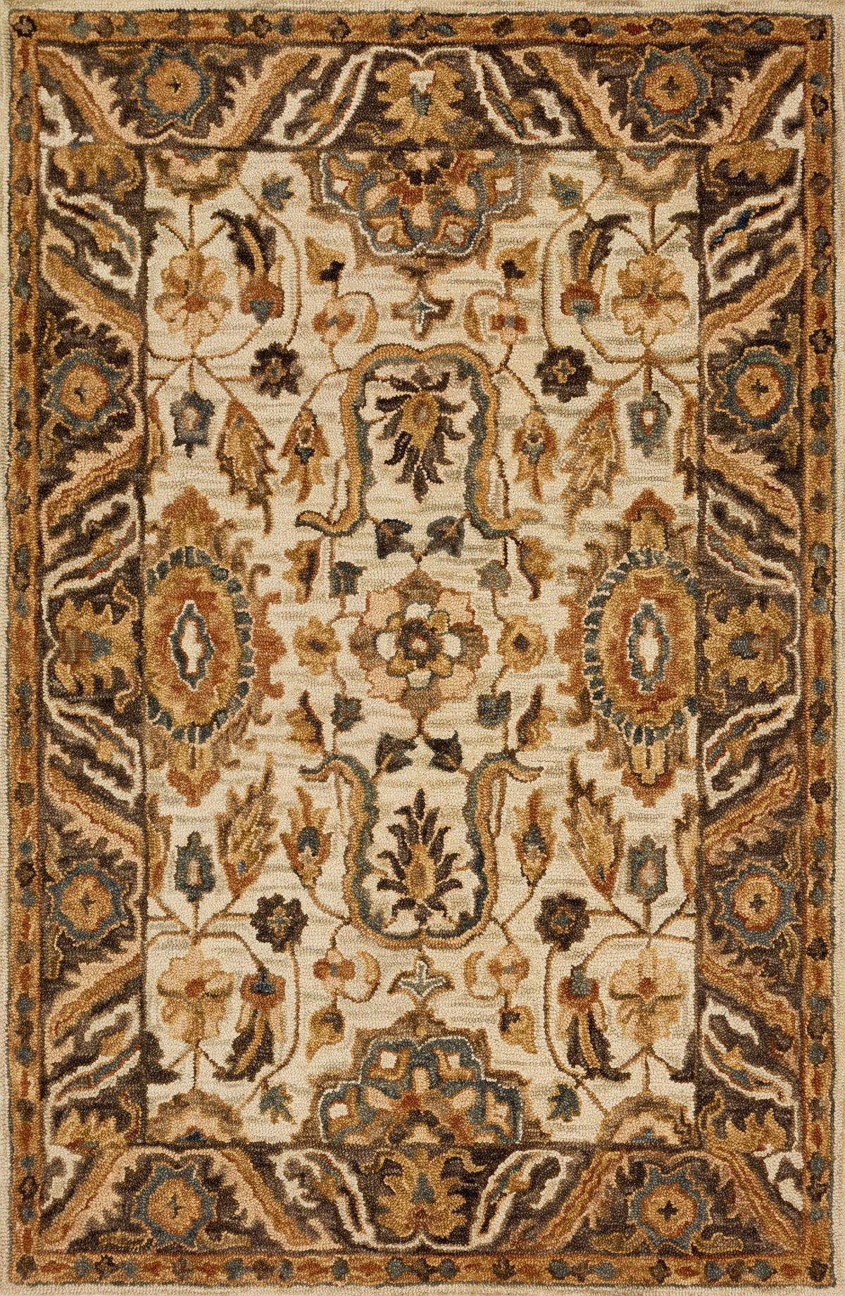 Ivory Dk Taupe Rug 7'9 x 9'9 T83412