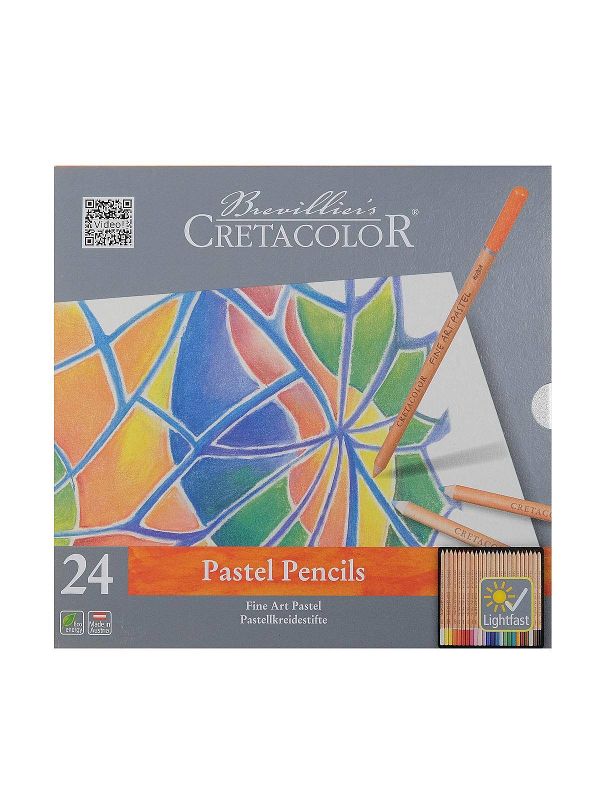 Pastel Pencils Set of 24 E9384