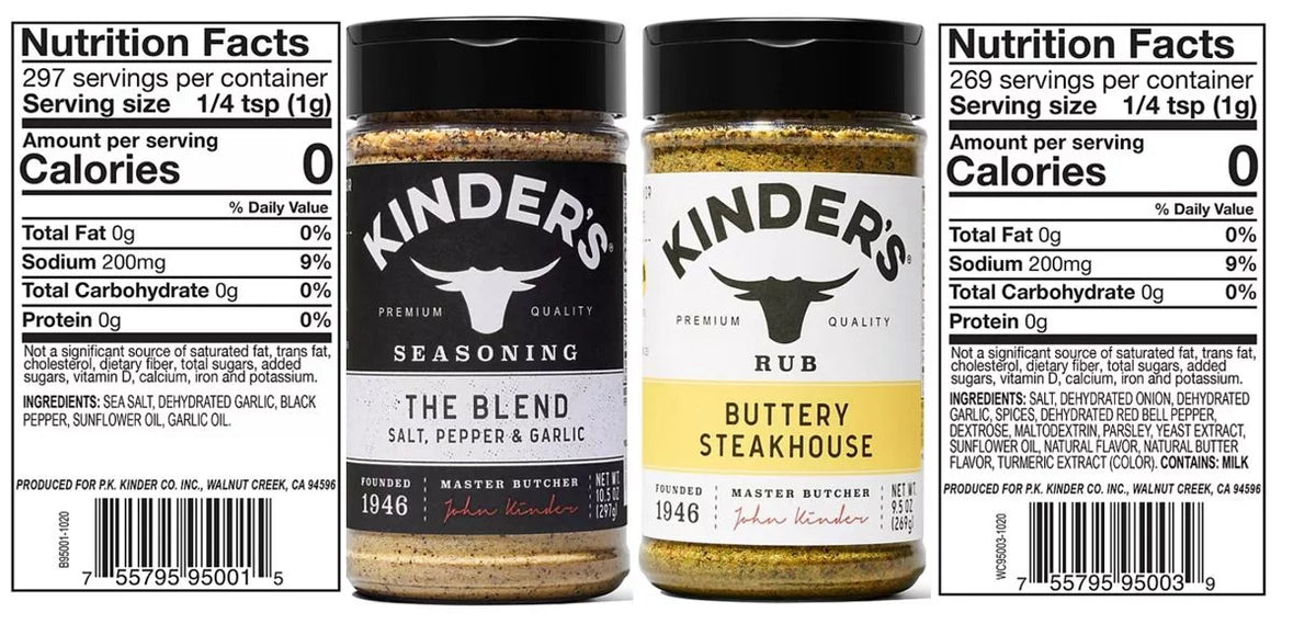 Buttery Steakhouse Rub Seasoning Salt, Pepper and Garlic – 2 Pack D509084