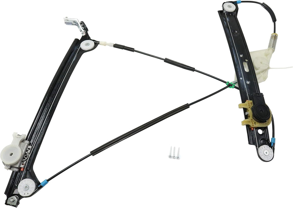 Front Window Regulator Power Convertible Coupe Driver Side Pack of 2 Q86885