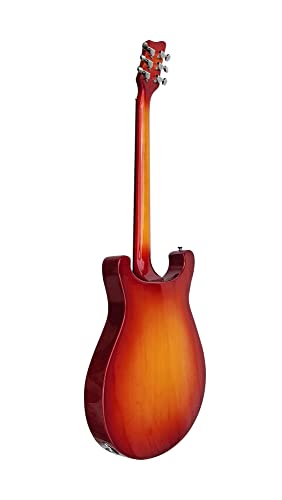3T Sunburst Semi Hollow Electric Guitar B399